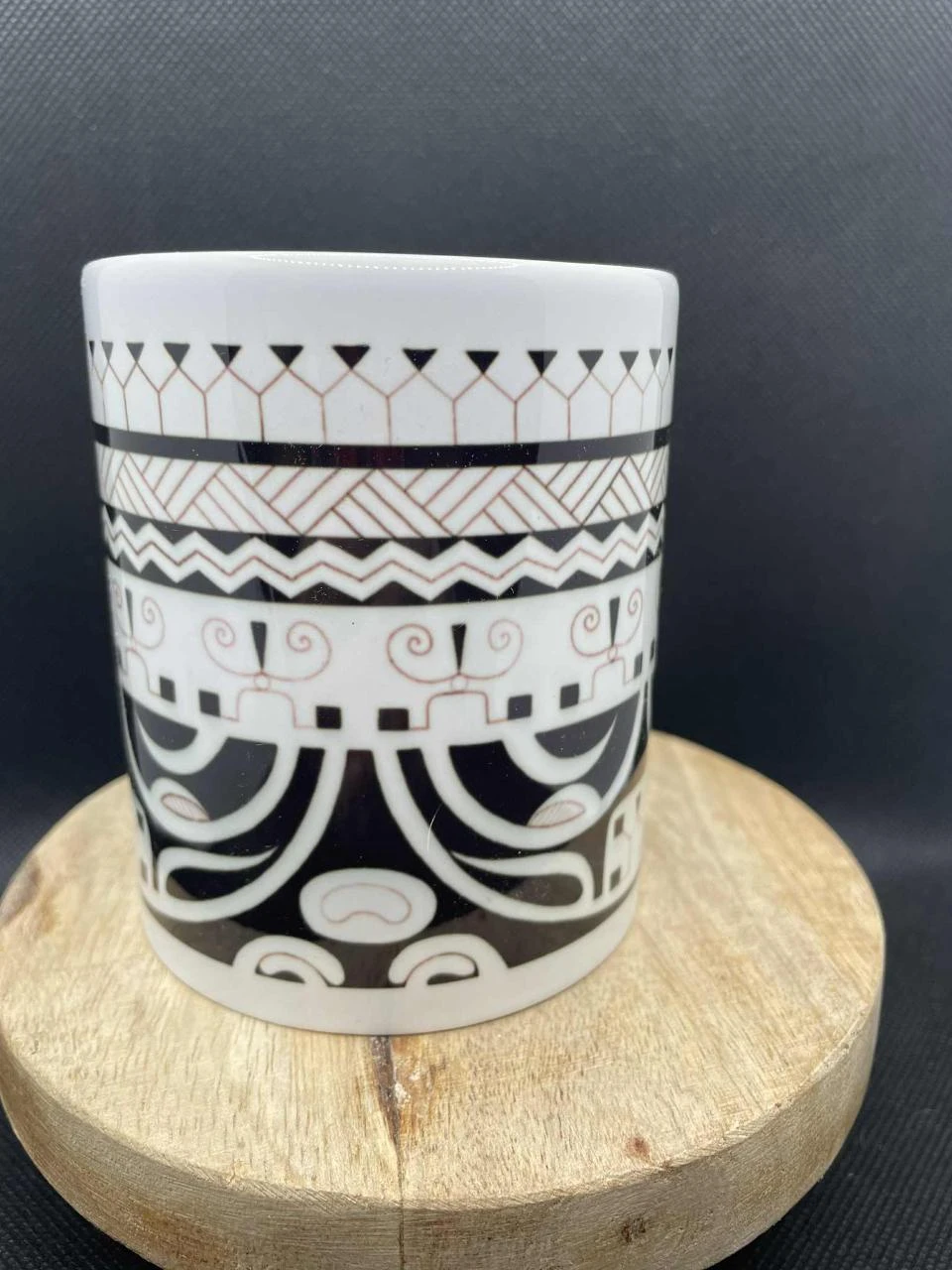 ☕ Taza de cerámica – Tahití • Tatuaje Polinesio • Patutiki 🌺🌊 – photo 2